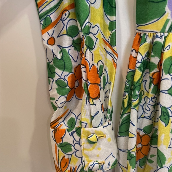 Norman Wiatt Knits Vintage Floral Dress - Picture 6 of 7